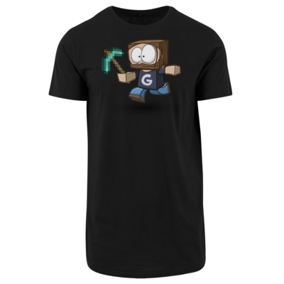 Motiv: Shaped Long Tee - Gronkhcraft - bestimme auf Wunsch Details wie Produkt, Grösse, Farbe und Position selbst ! Motiv: Shaped Long Tee - Gronkhcraft