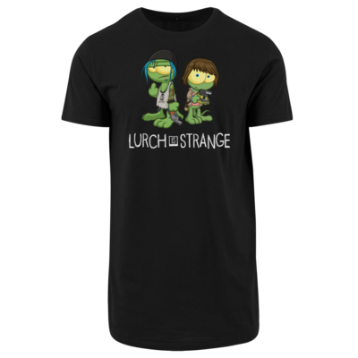 Motiv: Shaped Long Tee - Lurch is Strange Max & Chloe - bestimme auf Wunsch Details wie Produkt, Grösse, Farbe und Position selbst ! Motiv: Shaped Long Tee - Lurch is Strange Max & Chloe