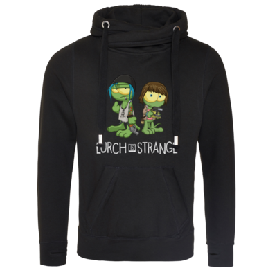 Motiv: Cross Neck Hoodie - Lurch is Strange Max & Chloe - bestimme auf Wunsch Details wie Produkt, Grösse, Farbe und Position selbst ! Motiv: Cross Neck Hoodie - Lurch is Strange Max & Chloe