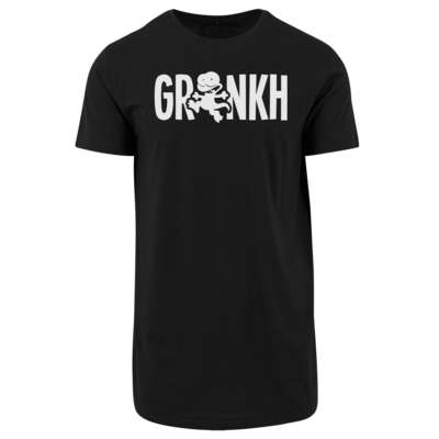 Motiv: Shaped Long Tee - Lurch sw - bestimme auf Wunsch Details wie Produkt, Grösse, Farbe und Position selbst ! Motiv: Shaped Long Tee - Lurch sw