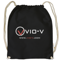 Motiv: Cotton Gymsac - Vio Entertainment - Logo 2 - bestimme auf Wunsch Details wie Produkt, Grösse, Farbe und Position selbst ! Motiv: Cotton Gymsac - Vio Entertainment - Logo 2