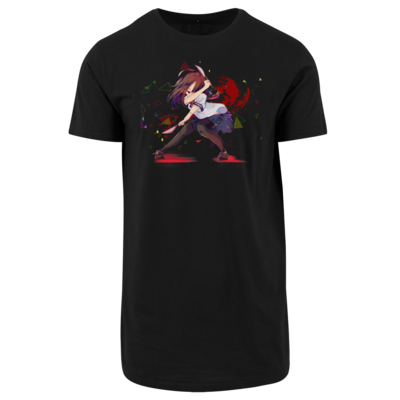 Motiv: Shaped Long Tee - Yandere Pan - bestimme auf Wunsch Details wie Produkt, Grösse, Farbe und Position selbst ! Motiv: Shaped Long Tee - Yandere Pan