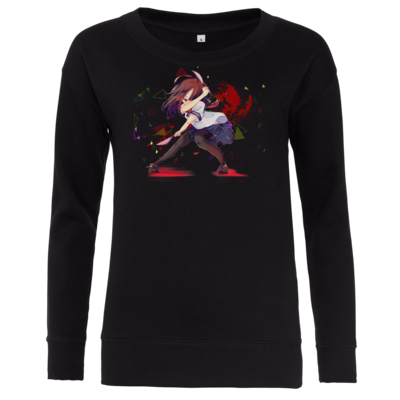 Motiv: Girlie Sweatshirt - Yandere Pan - bestimme auf Wunsch Details wie Produkt, Grösse, Farbe und Position selbst ! Motiv: Girlie Sweatshirt - Yandere Pan