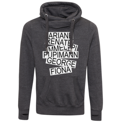 Motiv: Cross Neck Hoodie - Insider - bestimme auf Wunsch Details wie Produkt, Grösse, Farbe und Position selbst ! Motiv: Cross Neck Hoodie - Insider