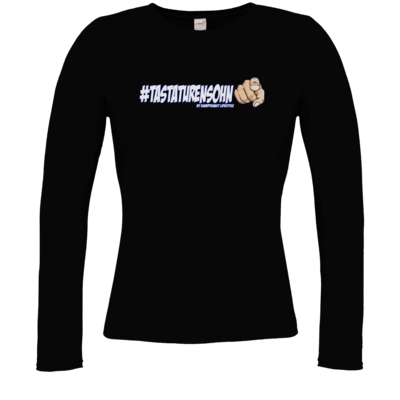 Motiv: Longsleeve Damen FAIR WEAR - Kampfkunst Lifestyle - Tastaturensohn - bestimme auf Wunsch Details wie Produkt, Grösse, Farbe und Position selbst ! Motiv: Longsleeve Damen FAIR WEAR - Kampfkunst Lifestyle - Tastaturensohn