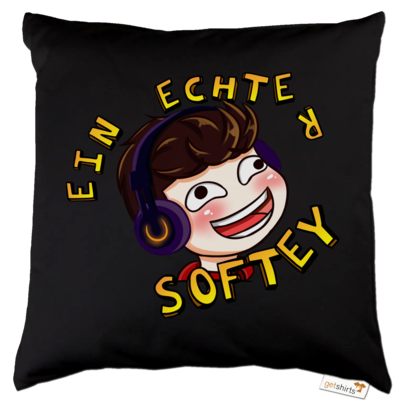 Motiv: Kissen Baumwolle - Softwerker Echter Softey - bestimme auf Wunsch Details wie Produkt, Grösse, Farbe und Position selbst ! Motiv: Kissen Baumwolle - Softwerker Echter Softey