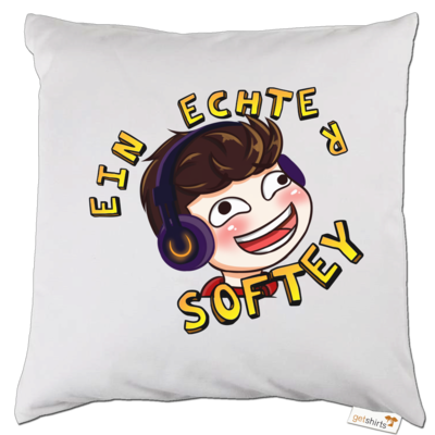 Motiv: Kissen - Softwerker Echter Softey - bestimme auf Wunsch Details wie Produkt, Grösse, Farbe und Position selbst ! Motiv: Kissen - Softwerker Echter Softey
