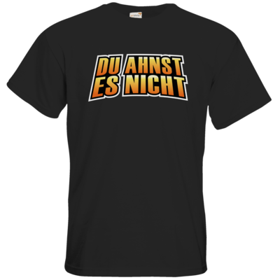 Motiv: T-Shirt Premium FAIR WEAR - Rhoxy - Du ahnst es nicht - bestimme auf Wunsch Details wie Produkt, Grösse, Farbe und Position selbst ! Motiv: T-Shirt Premium FAIR WEAR - Rhoxy - Du ahnst es nicht