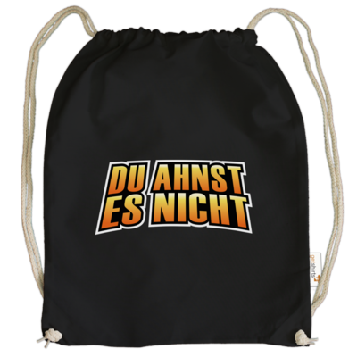 Motiv: Cotton Gymsac - Rhoxy - Du ahnst es nicht - bestimme auf Wunsch Details wie Produkt, Grösse, Farbe und Position selbst ! Motiv: Cotton Gymsac - Rhoxy - Du ahnst es nicht