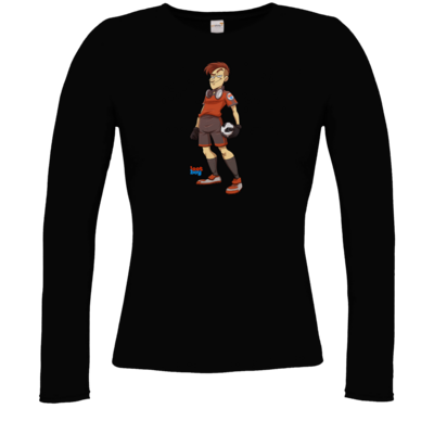 Motiv: Longsleeve Damen FAIR WEAR - LootBoy - Kick it like me - bestimme auf Wunsch Details wie Produkt, Grösse, Farbe und Position selbst ! Motiv: Longsleeve Damen FAIR WEAR - LootBoy - Kick it like me