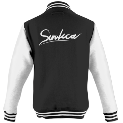 Motiv: College Jacke - Sintica - Logo - bestimme auf Wunsch Details wie Produkt, Grösse, Farbe und Position selbst ! Motiv: College Jacke - Sintica - Logo