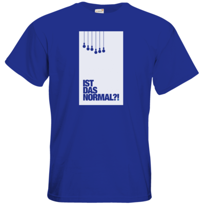 Motiv: T-Shirt Premium FAIR WEAR - Ist das normal? - bestimme auf Wunsch Details wie Produkt, Grösse, Farbe und Position selbst ! Motiv: T-Shirt Premium FAIR WEAR - Ist das normal?