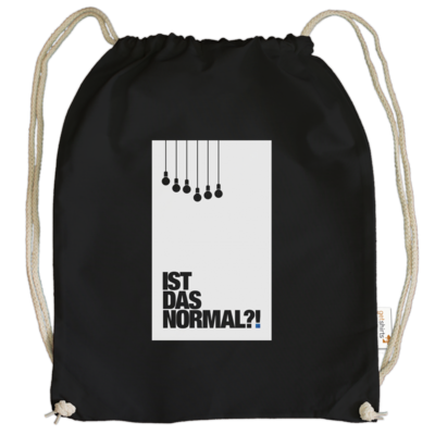 Motiv: Cotton Gymsac - Ist das normal? - bestimme auf Wunsch Details wie Produkt, Grösse, Farbe und Position selbst ! Motiv: Cotton Gymsac - Ist das normal?
