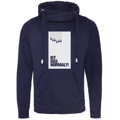 Motiv: Cross Neck Hoodie - Ist das normal? - bestimme auf Wunsch Details wie Produkt, Grösse, Farbe und Position selbst ! Motiv: Cross Neck Hoodie - Ist das normal?