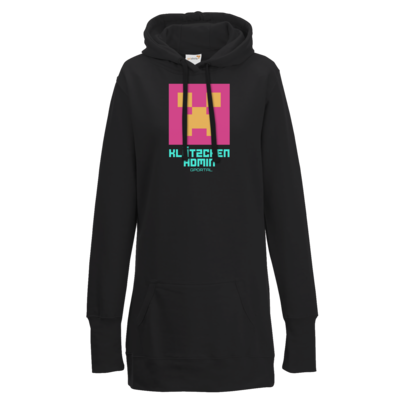 Motiv: Lady Longline Hoodie - Kloetzchen Admin - bestimme auf Wunsch Details wie Produkt, Grösse, Farbe und Position selbst ! Motiv: Lady Longline Hoodie - Kloetzchen Admin