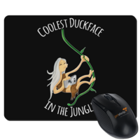 Motiv: Mousepad Textil - Coolest Duckface - bestimme auf Wunsch Details wie Produkt, Grösse, Farbe und Position selbst ! Motiv: Mousepad Textil - Coolest Duckface