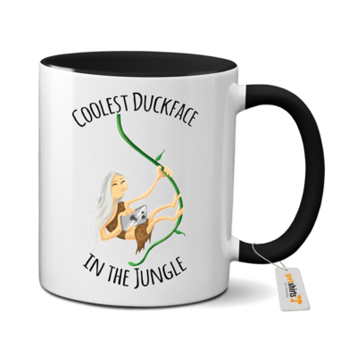 Motiv: Tasse farbig - Coolest Duckface