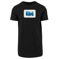 Motiv: Shaped Long Tee - Logo - bestimme auf Wunsch Details wie Produkt, Grösse, Farbe und Position selbst ! Motiv: Shaped Long Tee - Logo