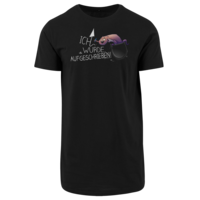 Motiv: Shaped Long Tee - Aufgeschrieben - bestimme auf Wunsch Details wie Produkt, Grösse, Farbe und Position selbst ! Motiv: Shaped Long Tee - Aufgeschrieben