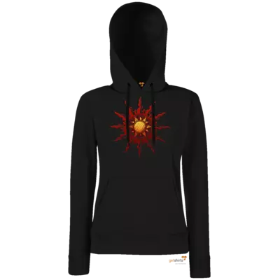 Motiv: Hoodie Damen Classic - Götter - Praios - Symbol - bestimme auf Wunsch Details wie Produkt, Grösse, Farbe und Position selbst ! Motiv: Hoodie Damen Classic - Götter - Praios - Symbol