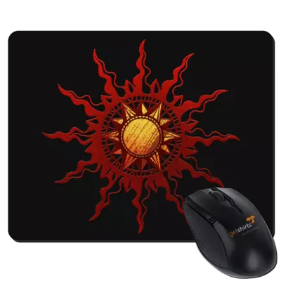 Motiv: Mousepad Textil - Götter - Praios - Symbol - bestimme auf Wunsch Details wie Produkt, Grösse, Farbe und Position selbst ! Motiv: Mousepad Textil - Götter - Praios - Symbol