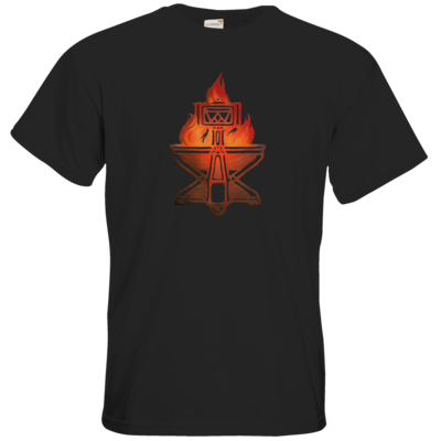 Motiv: T-Shirt Premium FAIR WEAR - Götter - Ingerimm - Symbol - bestimme auf Wunsch Details wie Produkt, Grösse, Farbe und Position selbst ! Motiv: T-Shirt Premium FAIR WEAR - Götter - Ingerimm - Symbol