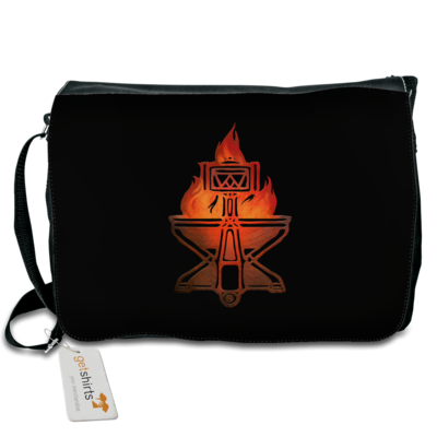Motiv: Schultertasche - Götter - Ingerimm - Symbol - bestimme auf Wunsch Details wie Produkt, Grösse, Farbe und Position selbst ! Motiv: Schultertasche - Götter - Ingerimm - Symbol