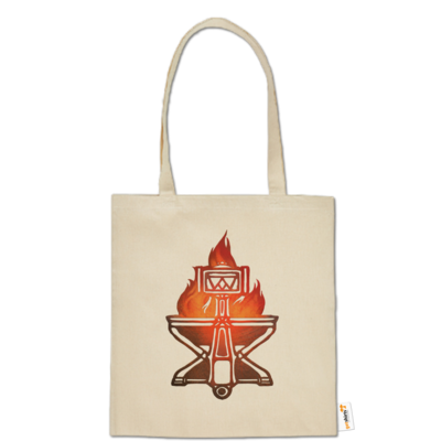 Motiv: Baumwolltasche - Götter - Ingerimm - Symbol - bestimme auf Wunsch Details wie Produkt, Grösse, Farbe und Position selbst ! Motiv: Baumwolltasche - Götter - Ingerimm - Symbol