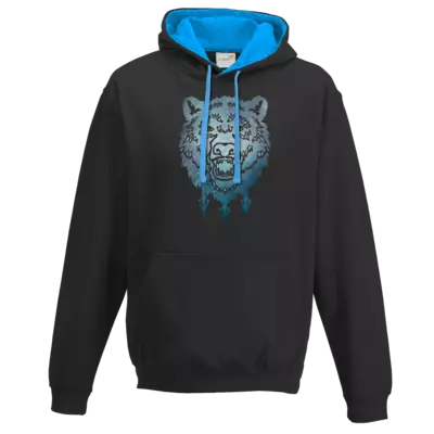 Motiv: Two-Tone Hoodie - Götter - Firun - Symbol - bestimme auf Wunsch Details wie Produkt, Grösse, Farbe und Position selbst ! Motiv: Two-Tone Hoodie - Götter - Firun - Symbol