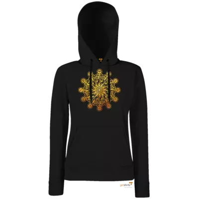 Motiv: Hoodie Damen Classic - Götter - Bund des wahren Glaubens -Symbol - bestimme auf Wunsch Details wie Produkt, Grösse, Farbe und Position selbst ! Motiv: Hoodie Damen Classic - Götter - Bund des wahren Glaubens -Symbol