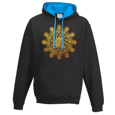 Motiv: Two-Tone Hoodie - Götter - Bund des wahren Glaubens -Symbol - bestimme auf Wunsch Details wie Produkt, Grösse, Farbe und Position selbst ! Motiv: Two-Tone Hoodie - Götter - Bund des wahren Glaubens -Symbol