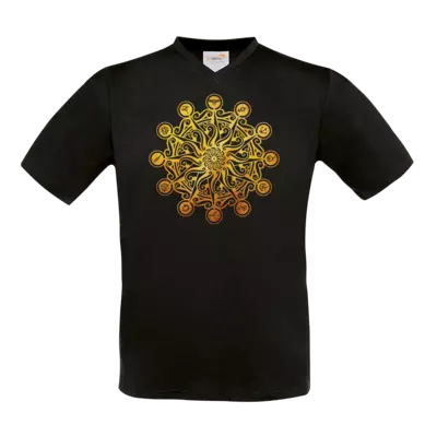 Motiv: T-Shirt V-Neck FAIR WEAR - Götter - Bund des wahren Glaubens -Symbol - bestimme auf Wunsch Details wie Produkt, Grösse, Farbe und Position selbst ! Motiv: T-Shirt V-Neck FAIR WEAR - Götter - Bund des wahren Glaubens -Symbol