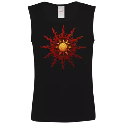 Motiv: Athletic Vest FAIR WEAR - Götter - Praios - Symbol - bestimme auf Wunsch Details wie Produkt, Grösse, Farbe und Position selbst ! Motiv: Athletic Vest FAIR WEAR - Götter - Praios - Symbol