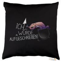 Motiv: Kissen Baumwolle - Aufgeschrieben - bestimme auf Wunsch Details wie Produkt, Grösse, Farbe und Position selbst ! Motiv: Kissen Baumwolle - Aufgeschrieben