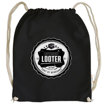 Motiv: Cotton Gymsac - Looter - bestimme auf Wunsch Details wie Produkt, Grösse, Farbe und Position selbst ! Motiv: Cotton Gymsac - Looter