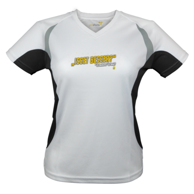 Motiv: Laufshirt Lady Running T - Walter Weiss - Isset besser - bestimme auf Wunsch Details wie Produkt, Grösse, Farbe und Position selbst ! Motiv: Laufshirt Lady Running T - Walter Weiss - Isset besser