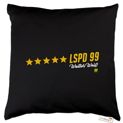 Motiv: Kissen Baumwolle - Walter Weiss - LSPD 99 - bestimme auf Wunsch Details wie Produkt, Grösse, Farbe und Position selbst ! Motiv: Kissen Baumwolle - Walter Weiss - LSPD 99