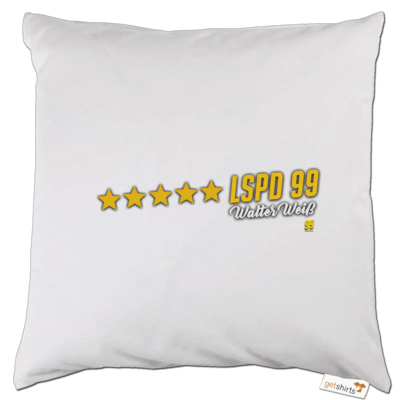 Motiv: Kissen - Walter Weiss - LSPD 99 - bestimme auf Wunsch Details wie Produkt, Grösse, Farbe und Position selbst ! Motiv: Kissen - Walter Weiss - LSPD 99