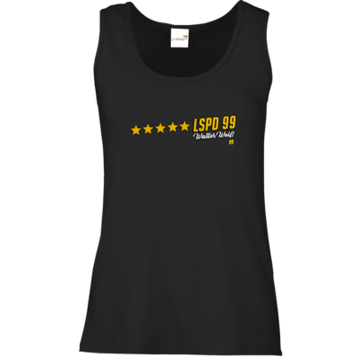 Motiv: Tank Top Damen Classic - Walter Weiss - LSPD 99 - bestimme auf Wunsch Details wie Produkt, Grösse, Farbe und Position selbst ! Motiv: Tank Top Damen Classic - Walter Weiss - LSPD 99
