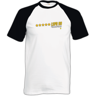Motiv: TShirt Baseball - Walter Weiss - LSPD 99 - bestimme auf Wunsch Details wie Produkt, Grösse, Farbe und Position selbst ! Motiv: TShirt Baseball - Walter Weiss - LSPD 99