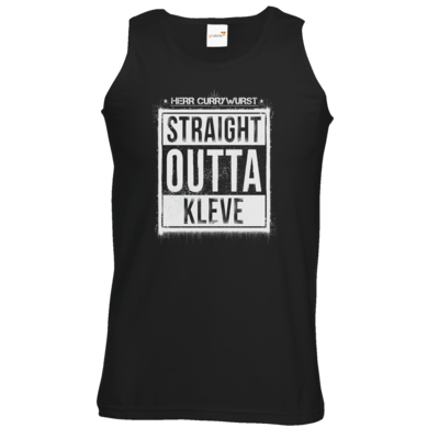 Motiv: Athletic Vest - Curry - Straight Outta Kleve - bestimme auf Wunsch Details wie Produkt, Grösse, Farbe und Position selbst ! Motiv: Athletic Vest - Curry - Straight Outta Kleve