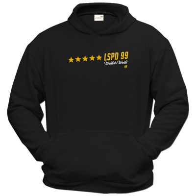 Motiv: Hoodie Classic - Walter Weiss - LSPD 99 - bestimme auf Wunsch Details wie Produkt, Grösse, Farbe und Position selbst ! Motiv: Hoodie Classic - Walter Weiss - LSPD 99