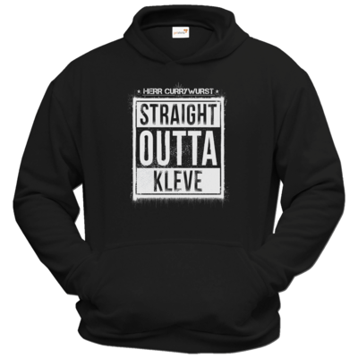 Motiv: Hoodie Classic - Curry - Straight Outta Kleve - bestimme auf Wunsch Details wie Produkt, Grösse, Farbe und Position selbst ! Motiv: Hoodie Classic - Curry - Straight Outta Kleve
