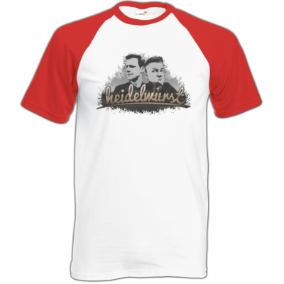 Motiv: Baseball-T FAIR WEAR - Heidelwurst - bestimme auf Wunsch Details wie Produkt, Grösse, Farbe und Position selbst ! Motiv: Baseball-T FAIR WEAR - Heidelwurst