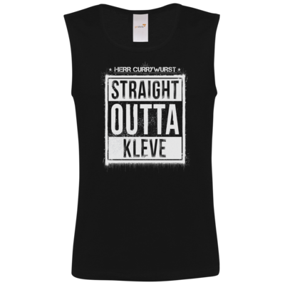 Motiv: Athletic Vest FAIR WEAR - Curry - Straight Outta Kleve - bestimme auf Wunsch Details wie Produkt, Grösse, Farbe und Position selbst ! Motiv: Athletic Vest FAIR WEAR - Curry - Straight Outta Kleve
