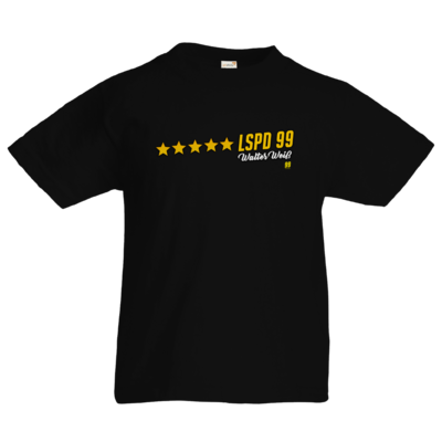 Motiv: Kids T-Shirt Premium FAIR WEAR - Walter Weiss - LSPD 99 - bestimme auf Wunsch Details wie Produkt, Grösse, Farbe und Position selbst ! Motiv: Kids T-Shirt Premium FAIR WEAR - Walter Weiss - LSPD 99