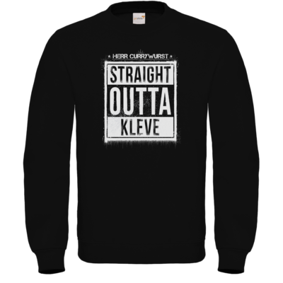 Motiv: Sweatshirt FAIR WEAR - Curry - Straight Outta Kleve - bestimme auf Wunsch Details wie Produkt, Grösse, Farbe und Position selbst ! Motiv: Sweatshirt FAIR WEAR - Curry - Straight Outta Kleve