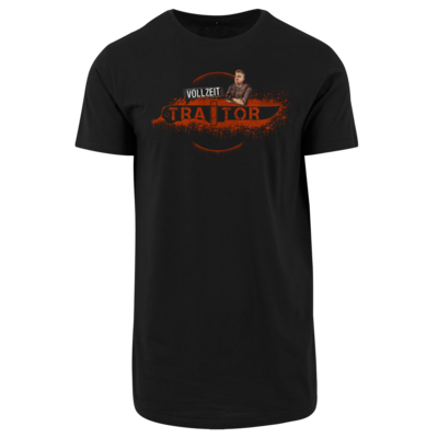 Motiv: Shaped Long Tee - Heidelwurst Merch - Curry - Vollzeit Traitor - bestimme auf Wunsch Details wie Produkt, Grösse, Farbe und Position selbst ! Motiv: Shaped Long Tee - Heidelwurst Merch - Curry - Vollzeit Traitor