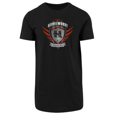 Motiv: Shaped Long Tee - Team Heidelwurst - bestimme auf Wunsch Details wie Produkt, Grösse, Farbe und Position selbst ! Motiv: Shaped Long Tee - Team Heidelwurst