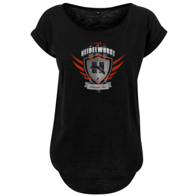 Motiv: Ladies Long Slub Tee - Team Heidelwurst - bestimme auf Wunsch Details wie Produkt, Grösse, Farbe und Position selbst ! Motiv: Ladies Long Slub Tee - Team Heidelwurst